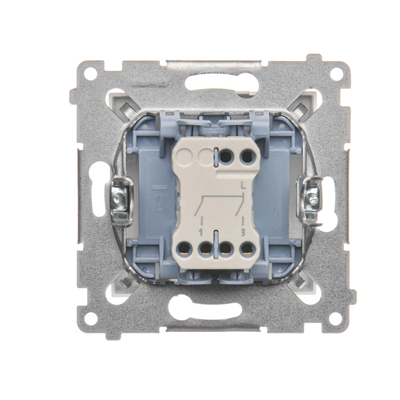 Łącznik świecznikowy (moduł) 10A 250V szybkozłącza biały