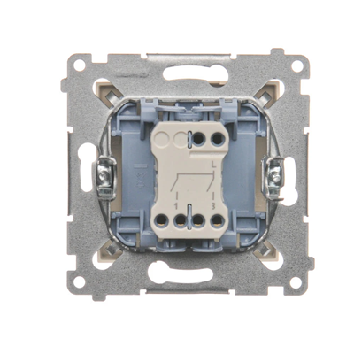 Łącznik świecznikowy (moduł) 10A 250V szybkozłącza krem