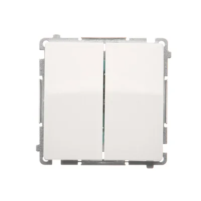 Łącznik świecznikowy (moduł) 10A 250V zaciski śrubowe biały