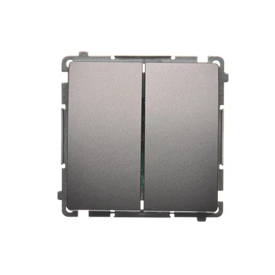 Łącznik świecznikowy (moduł) 10A 250V zaciski śrubowe inox (metalik)