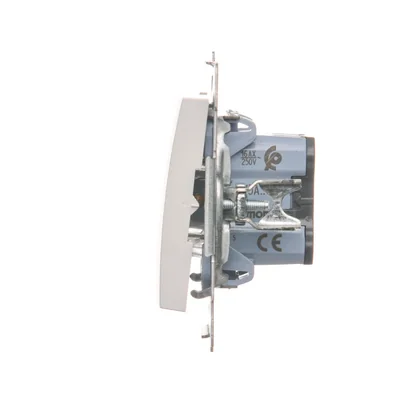 Łącznik świecznikowy (moduł) 16A 250V zaciski śrubowe biały