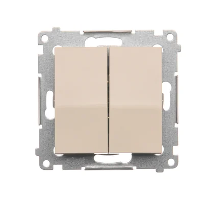 Łącznik świecznikowy (moduł) 16A 250V zaciski śrubowe krem