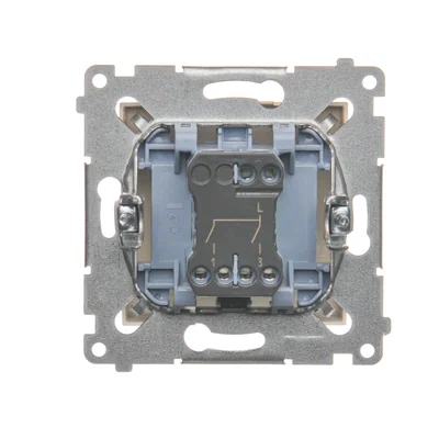 Łącznik świecznikowy (moduł) 16A 250V zaciski śrubowe krem
