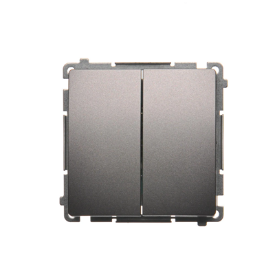 Łącznik świecznikowy (moduł) 230V, inox metalik