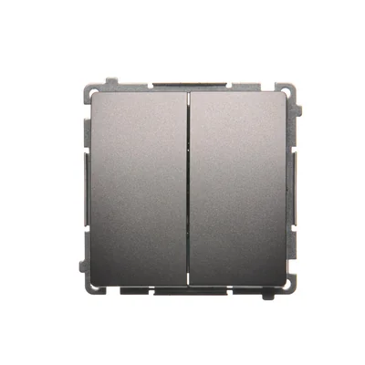 Łącznik świecznikowy (moduł) 230V, inox metalik