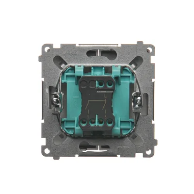 Łącznik świecznikowy (moduł) 230V, inox metalik