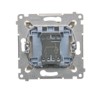 Łącznik świecznikowy z podświetleniem LED i do wersji (moduł) 230V, krem