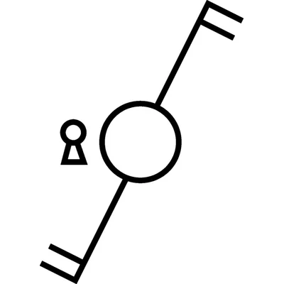 Łącznik uniwersalny (schodowy) obrotowy na klucz do wkładki patentowej
