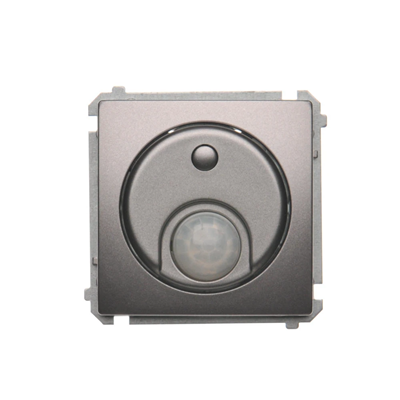 Łącznik z czujnikiem ruchu z przekaźnikiem (moduł) 8(2) A, 230V inox metalik