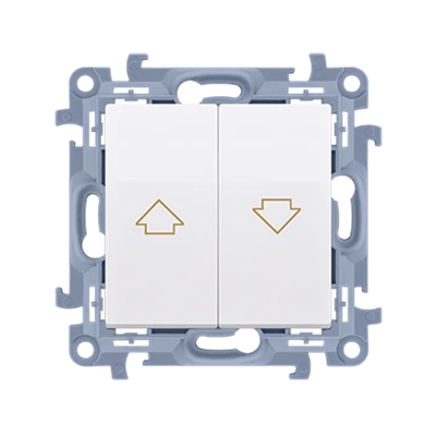 Łącznik żaluzjowy (moduł) 10A 230V biały
