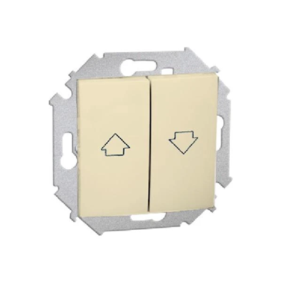 Łącznik żaluzjowy (moduł) 10A 250V zaciski śrubowe beż