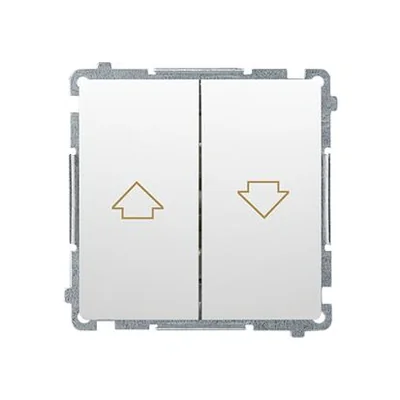 Łącznik żaluzjowy (moduł) 10A 250V zaciski śrubowe biały