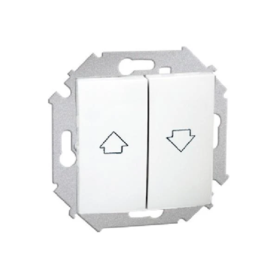Łącznik żaluzjowy (moduł) 10A 250V zaciski śrubowe biały
