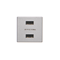 Ładowarka USB K45 2x USB 2.0 - A 5V DC 2,1A aluminium