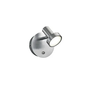Lampa ścienna aluminium szczotkowane