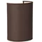 Lampa ścienna CORAL E14 Shade Round H20cm Brow