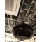 Lampa wisząca RIVA D33cm E27 czarna