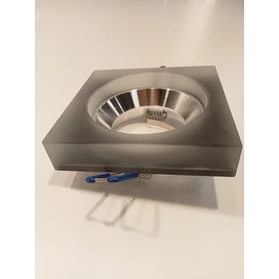 Lampa wpuszczana szara