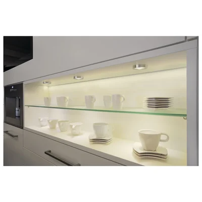 Led Aluminium okrągła aluminium ciepły 3200K