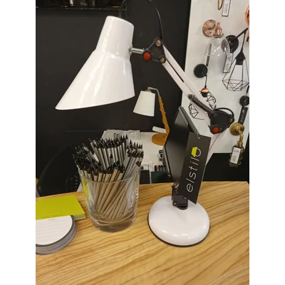 LILLY Lampa biurkowa 1xE27 biała