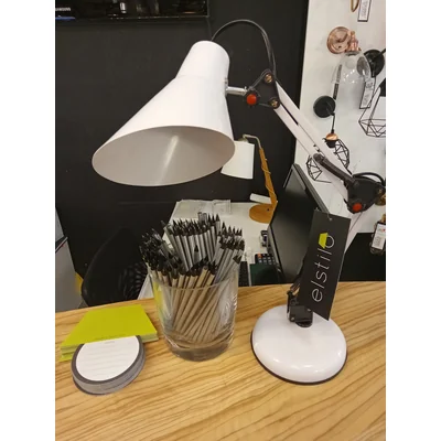 LILLY Lampa biurkowa 1xE27 biała