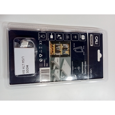 Lisa Lampa szafkowa USB z czujnikiem czarna