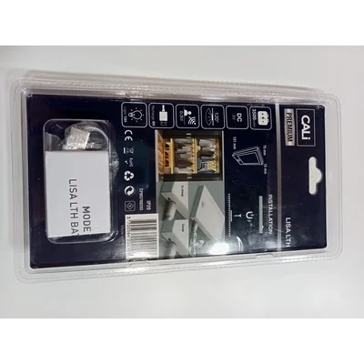 Lisa Lampa szafkowa USB z czujnikiem czarna