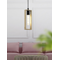 LITTLETON Lampa wisząca pojedyncza brązowa