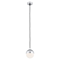 LIVIA Lampa wisząca pojedyncza 12 cm chrom