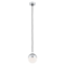LIVIA Lampa wisząca pojedyncza 12 cm chrom