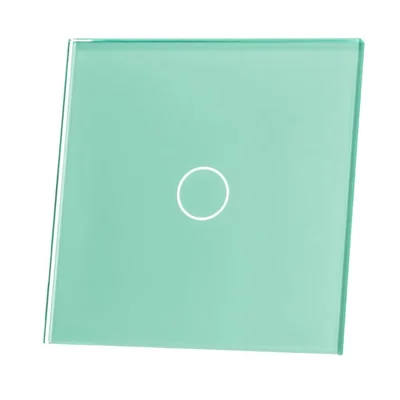 LIVOLO Pojedynczy panel dotykowy szklany zielony