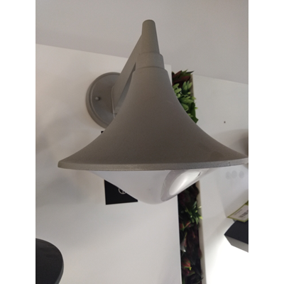 Loire Lampa ścienna zewnętrzna ekspozycyjna tytanowa