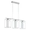 LONCINO 1 Lampa wisząca listwa potrójna chrom