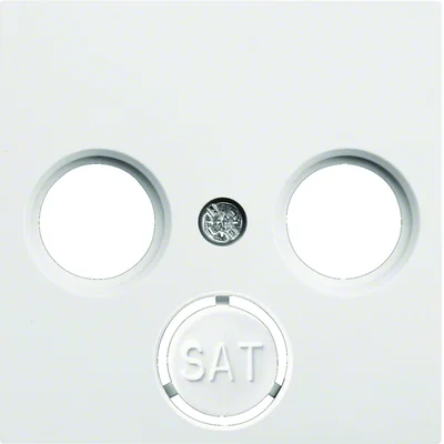 LUMINA 2 Płytka czołowa RTV-SAT, biały