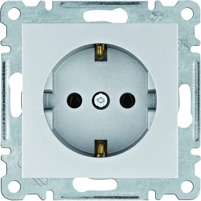 LUMINA Gniazdo SCHUKO srebrne