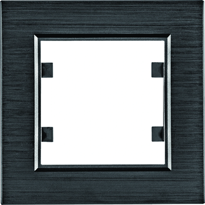 LUMINA PASSION Ramka 1-krotna aluminium czarne