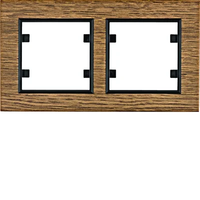 LUMINA PASSION Ramka 2-krotna pozioma antyczny dąb