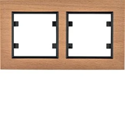 LUMINA PASSION Ramka 2-krotna pozioma drewno buk