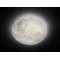 LUNAR Lampa sufitowa 60 cm księżyc z pilotem