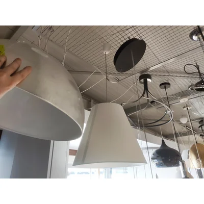 Malawi Lampa wisząca ekspozycyjna biała