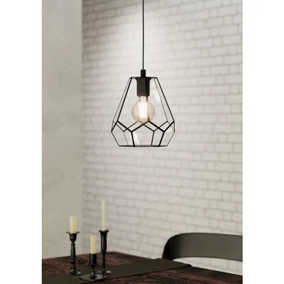 MARDYKE Lampa wisząca 23cm 40 W E27 IP20 czarna