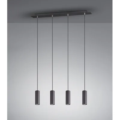 MARLEY Lampa wisząca potrójna 75cm 35W Gu10 IP20 czarna