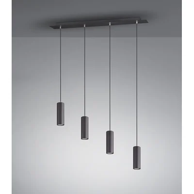 MARLEY Lampa wisząca potrójna 75cm 35W Gu10 IP20 czarna