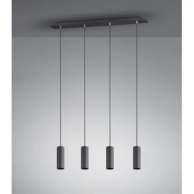 MARLEY Lampa wisząca potrójna 75cm 35W Gu10 IP20 czarna