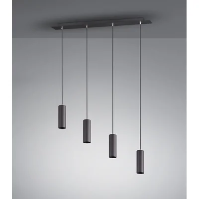 MARLEY Lampa wisząca potrójna 75cm 35W Gu10 IP20 czarna