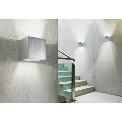 MARS WALL Lampa ścienna czarna
