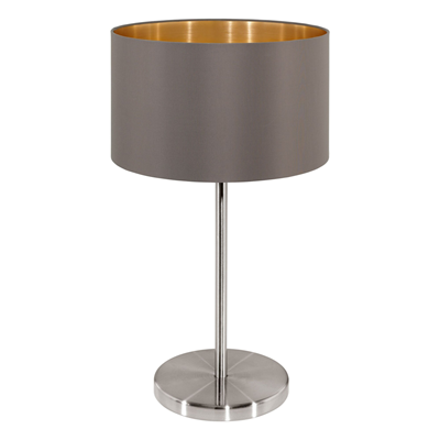 MASERLO Lampa stołowa cappuccino/złoty