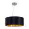 MASERLO Lampa wisząca 53 cm czarna/złota