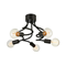 MEDUSA Lampa sufitowa 5 - punktowa czarna