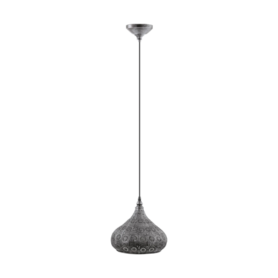 MELILLA Lampa wisząca 28,5 cm srebrny antyczny
